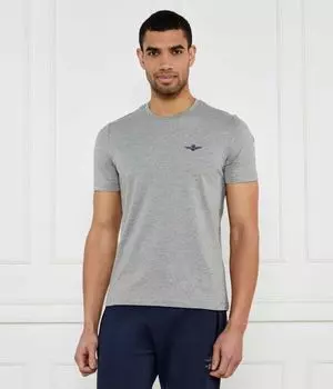 Футболка мужская Aeronautica Militare с логотипом, серый