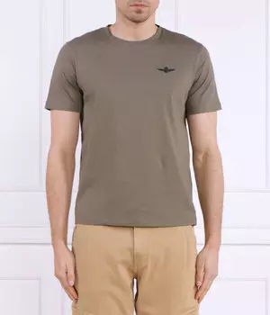 Футболка мужская Aeronautica Militare с логотипом, зеленый