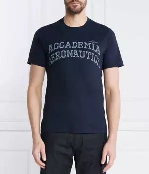 Футболка мужская Aeronautica Militare с принтом, синий
