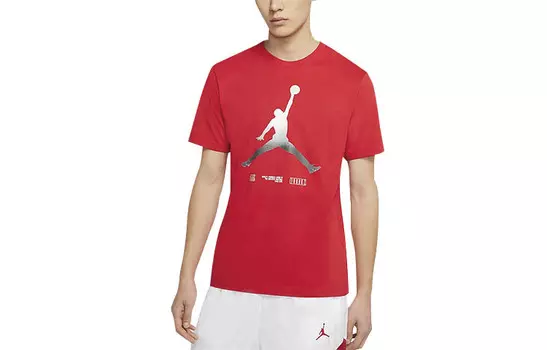 Футболка мужская AJ11 University Red Jordan, красный