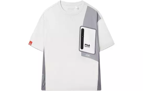 Футболка мужская элегантная серая Fila, серый