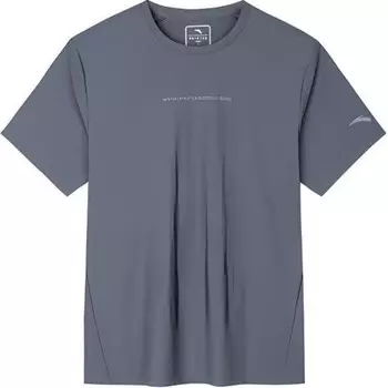 Футболка мужская Anta, цвет Men's casual gray hoodie.