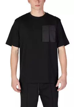 Футболка мужская Antony Morato с накладным карманом, черный