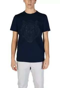 Футболка мужская Antony Morato с принтом тигра, синий