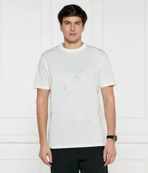 Футболка мужская Armani Exchange хлопковая с логотипом, белый