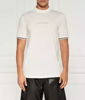 Футболка мужская Armani Exchange хлопковая с логотипом, белый
