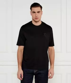 Футболка мужская Armani Exchange классического кроя, черный