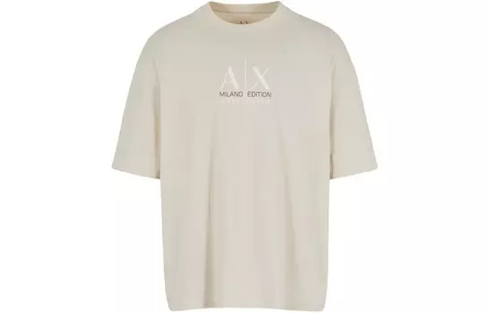 Футболка мужская Armani Exchange, кремовый