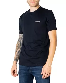 Футболка мужская Armani Exchange с логотипом бренда, черный