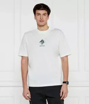 Футболка мужская Armani Exchange с логотипом бренда, белый