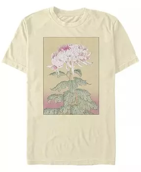 Футболка мужская Asian Blossom с коротким рукавом и круглым вырезом Fifth Sun, коричневый/бежевый