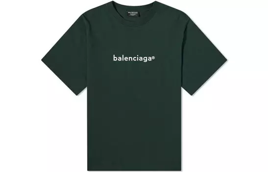 Футболка мужская Balenciaga, зеленый