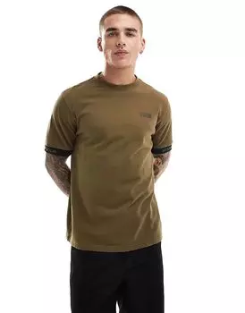 Футболка мужская Barbour International однотонная, хлопковый