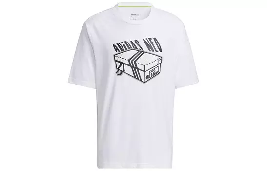 Футболка мужская белая Adidas Neo, белый