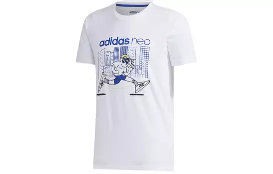 Футболка мужская белая Adidas Neo, белый