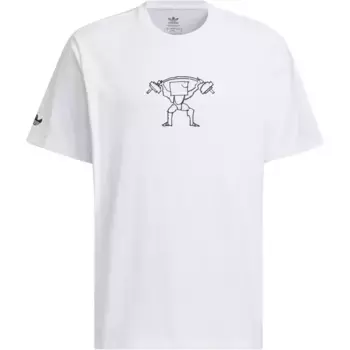 Футболка мужская белая Adidas Originals, белый