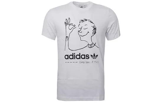 Футболка мужская белая Adidas Originals, белый