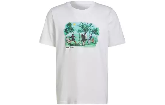Футболка мужская белая Adidas Originals, белый