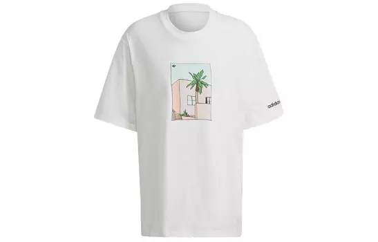 Футболка мужская белая Adidas Originals, белый