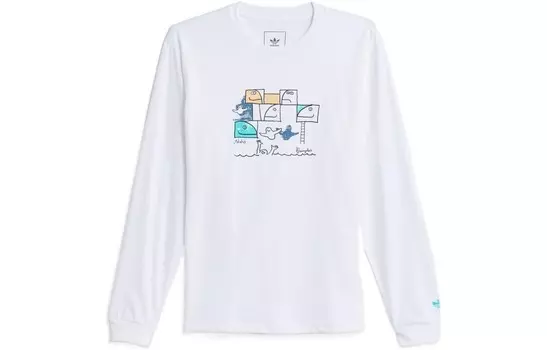 Футболка мужская белая Adidas Originals, белый