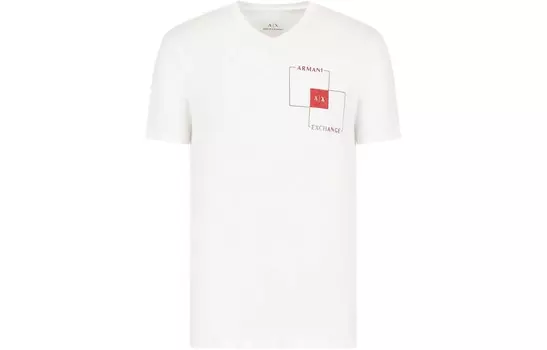 Футболка мужская белая Armani Exchange, белый