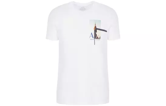 Футболка мужская белая Armani Exchange, белый