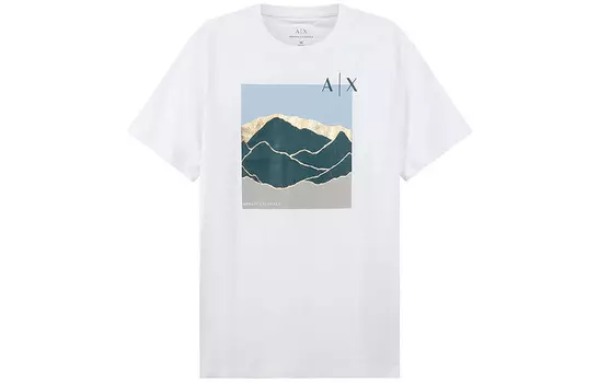 Футболка мужская белая Armani Exchange, белый