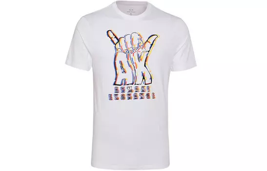 Футболка мужская белая Armani Exchange, белый