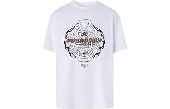 Футболка мужская белая Burberry, белый