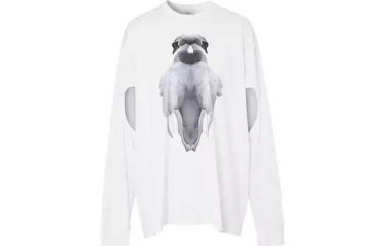 Футболка мужская белая Burberry, белый