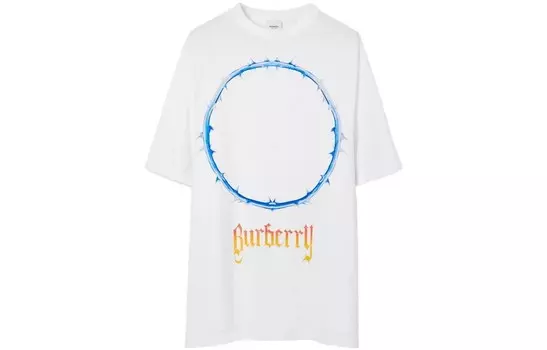 Футболка мужская белая Burberry, белый