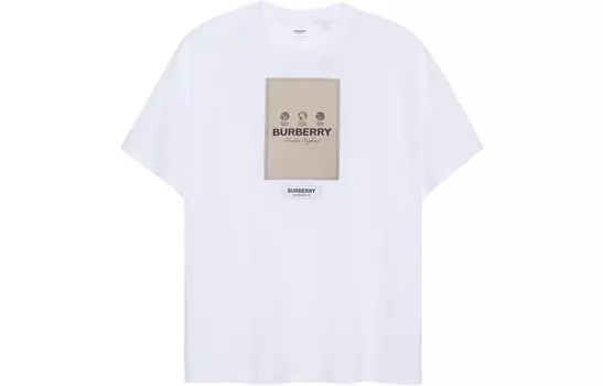 Футболка мужская белая Burberry, белый