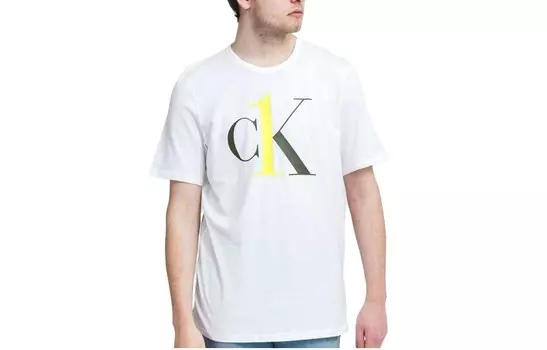 Футболка мужская белая Calvin Klein, белый