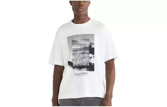 Футболка мужская белая Calvin Klein, белый