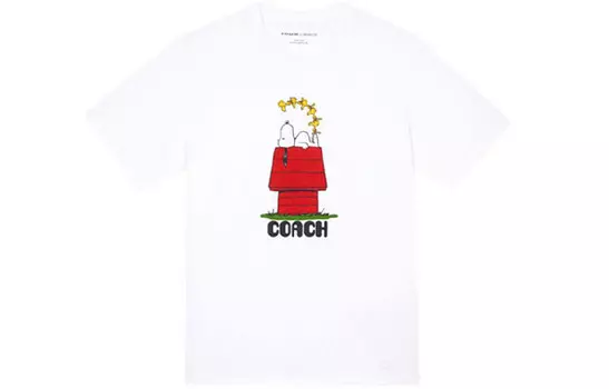 Футболка мужская белая Coach, белый