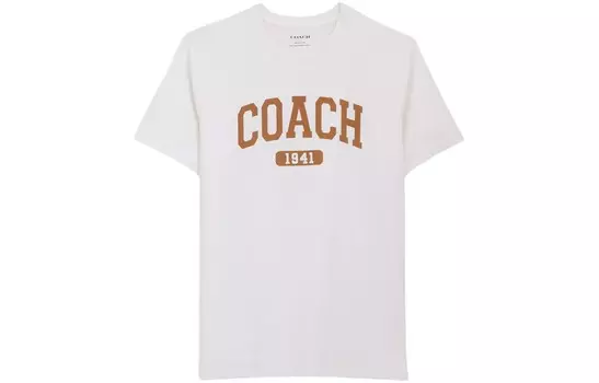 Футболка мужская белая Coach, белый
