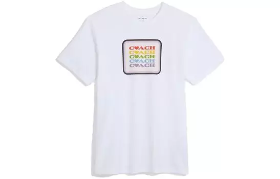 Футболка мужская белая Coach, белый