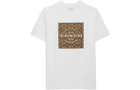 Футболка мужская белая Coach, белый