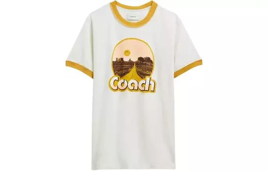 Футболка мужская белая Coach, белый