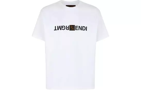 Футболка мужская белая Fendi, белый