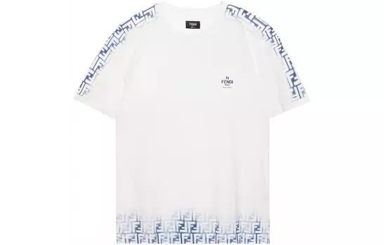 Футболка мужская белая Fendi, белый