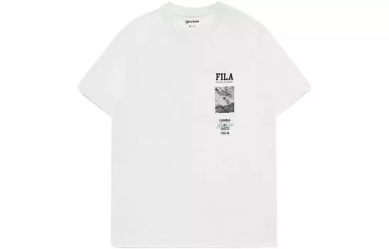Футболка мужская белая Fila, белый