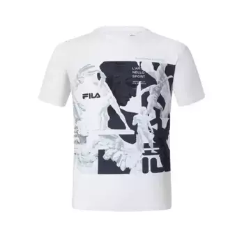 Футболка мужская белая Fila, белый