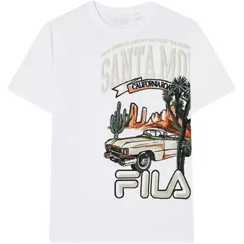 Футболка мужская белая Fila, белый