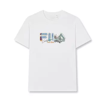Футболка мужская белая Fila, белый