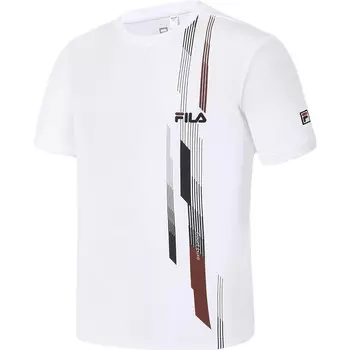 Футболка мужская белая Fila, цвет Jade White
