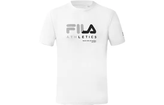 Футболка мужская белая Fila, цвет Jade White