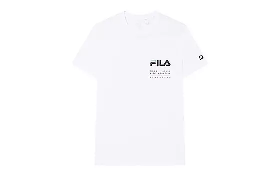 Футболка мужская белая Fila, цвет Jade White