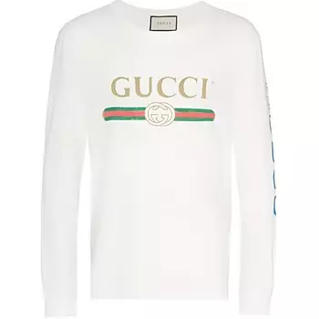 Футболка мужская белая Gucci, белый