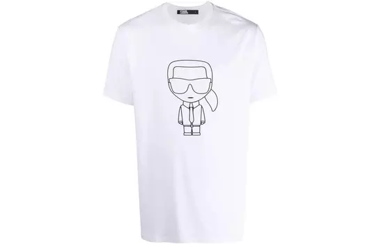 Футболка мужская белая Karl Lagerfeld, белый